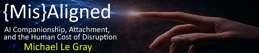 (Mis)Aligned is a human-first exploration of a reality few people are talking about openly, yet millions are living every day: people are forming meaningful emotional bonds with AI companions.